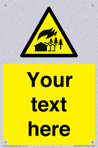 Custom Warning: Large scale fire zone